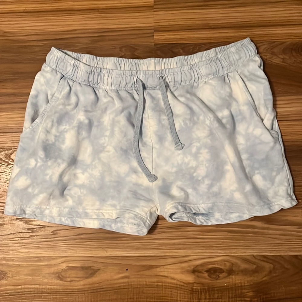 Brooklyn Cloth Blue and White Tye Dye Shorts